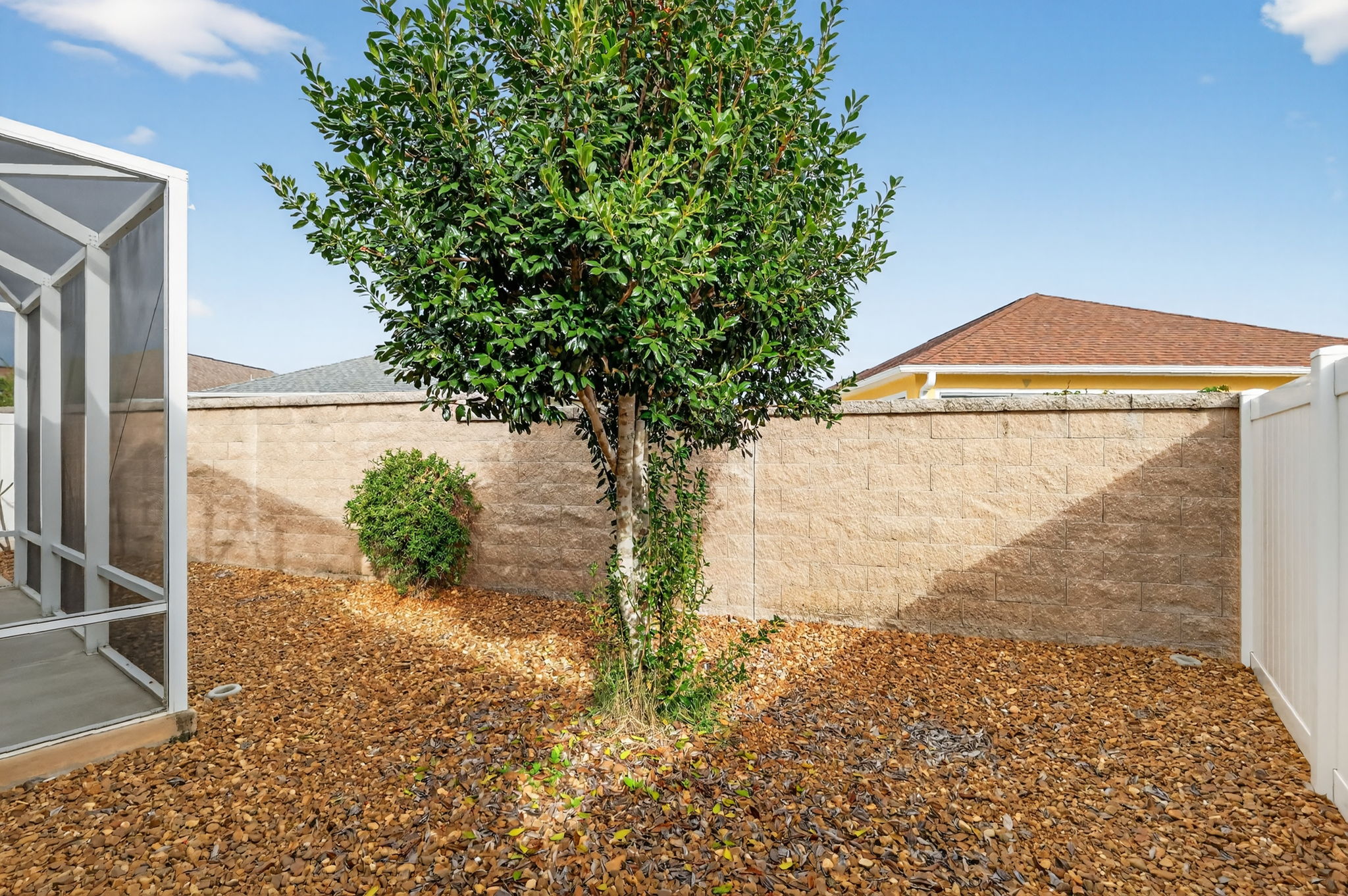 Low Maintenance Stoned Landscaping