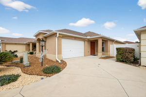 Front Elevation with Low Maintenance Stoned Landscaping