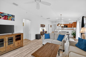 Living, Dining, and Kitchen