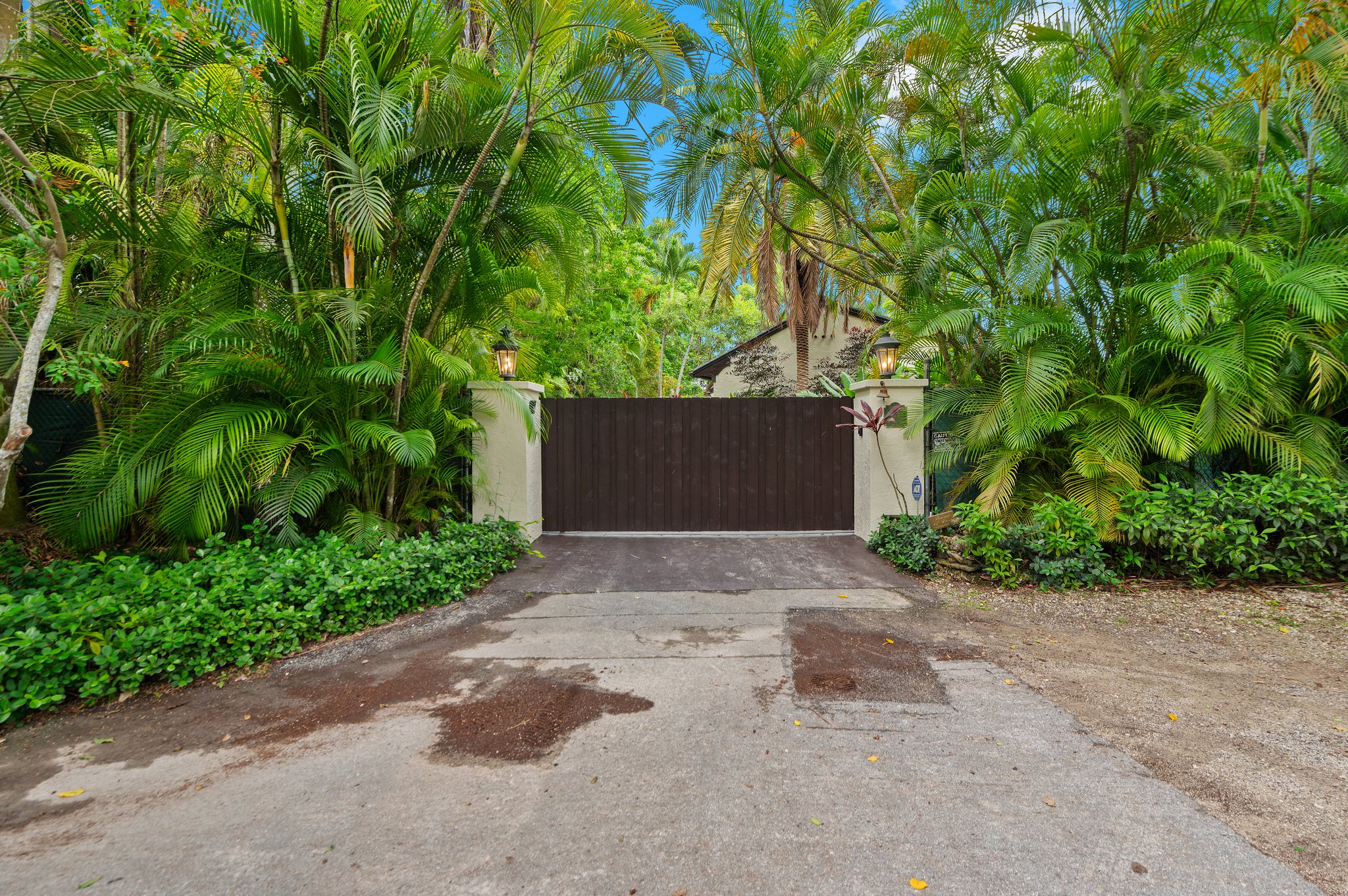 Gated single family home