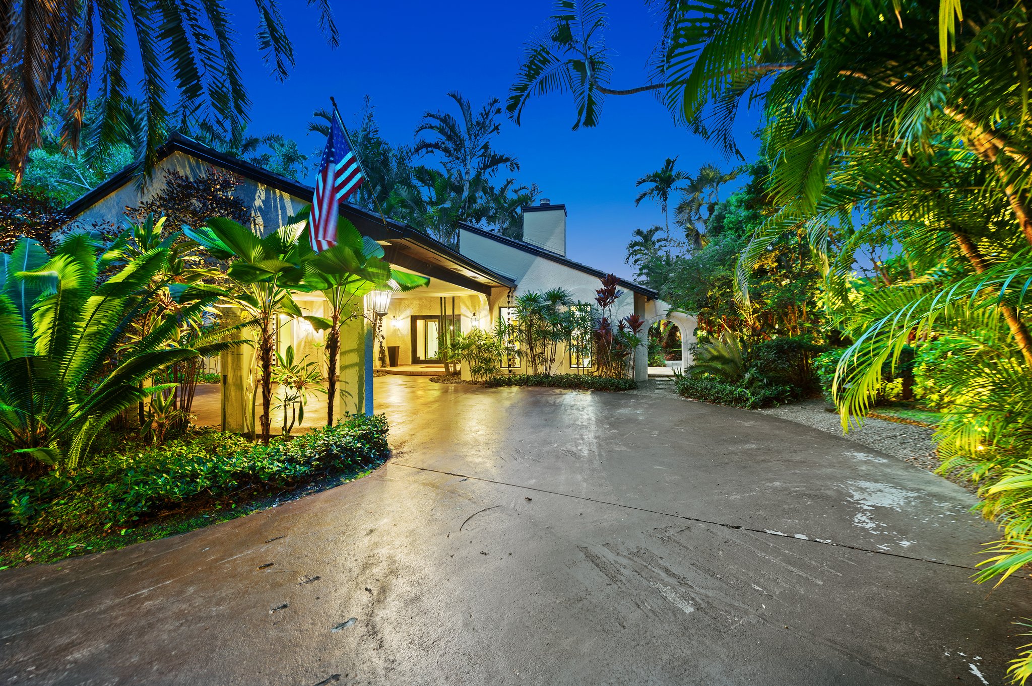 Front driveway