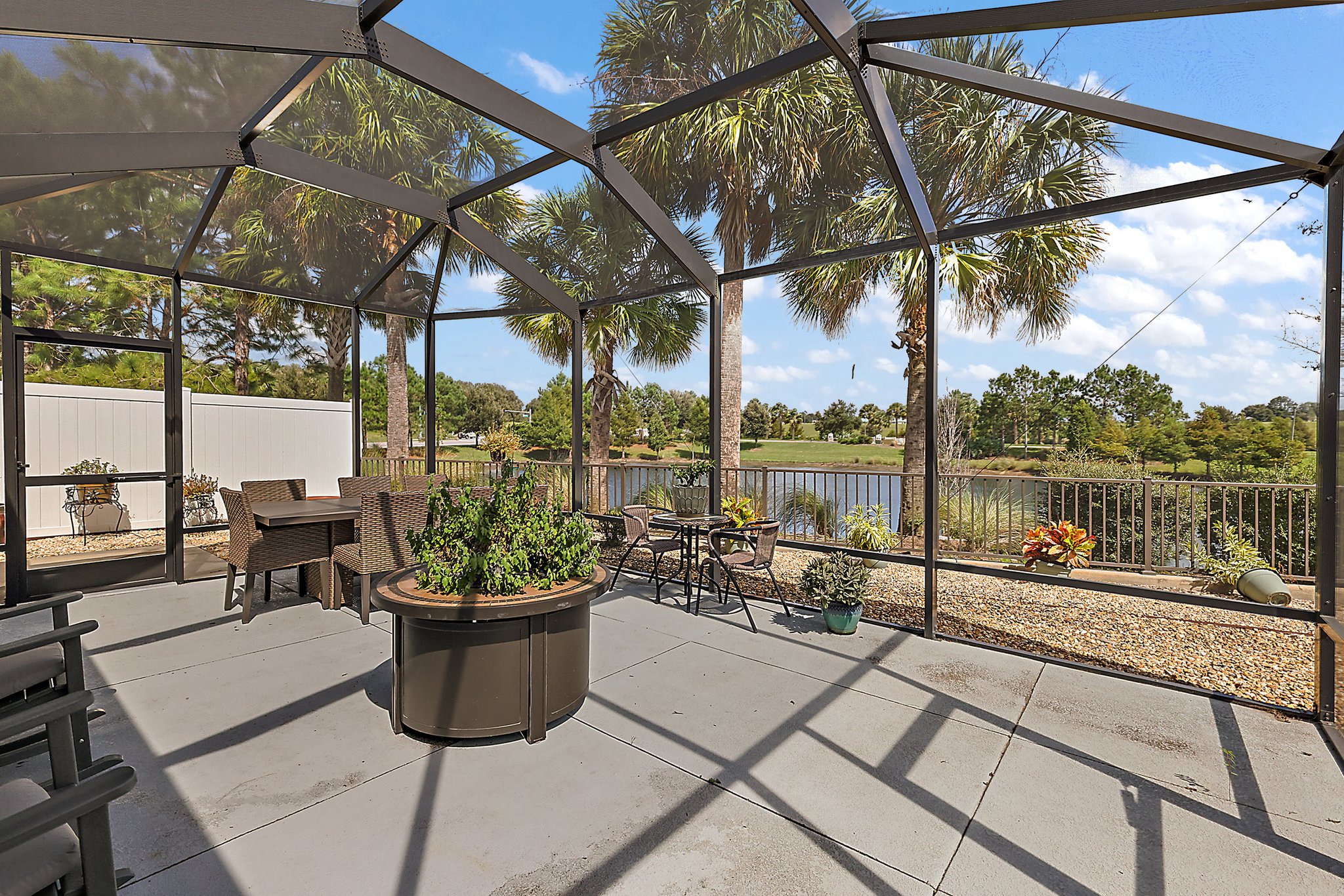 Rear Screened Patio