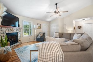 Living Room with Gas Fireplace