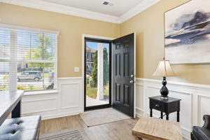 The front door has a private tint.