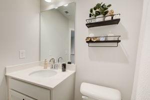 30 Full Bath B Vanity + Etagere