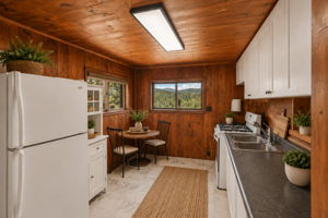 Virtually staged Kitchen