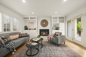 Built-In Cabinetry in Family Room