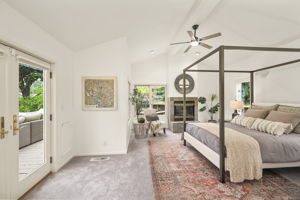 French Doors to Backyard
