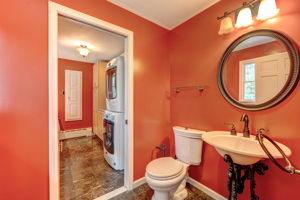 Half Bathroom and Laundry