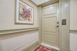 Door-way with doorbell