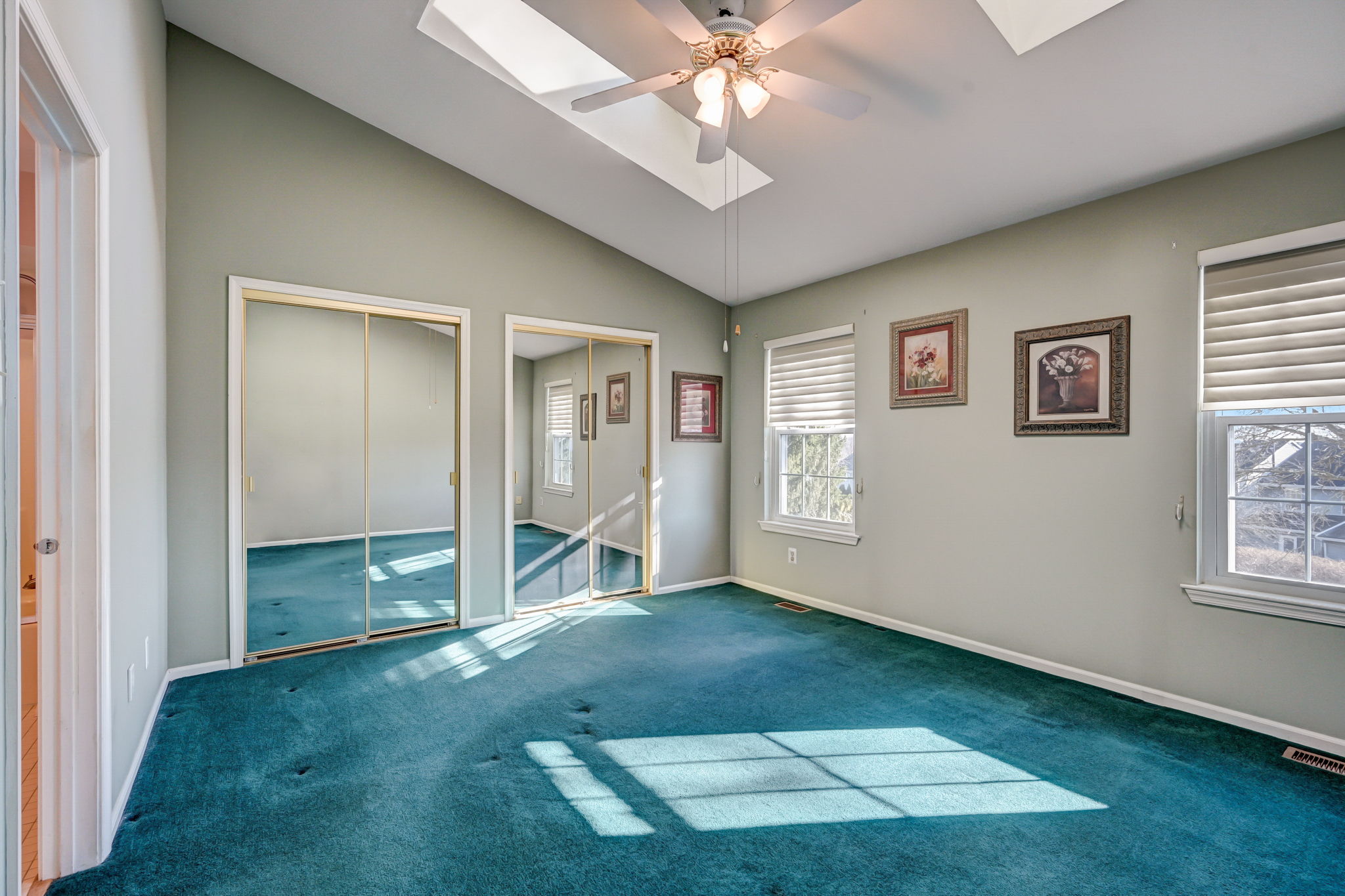 vaulted ceilings and skylights