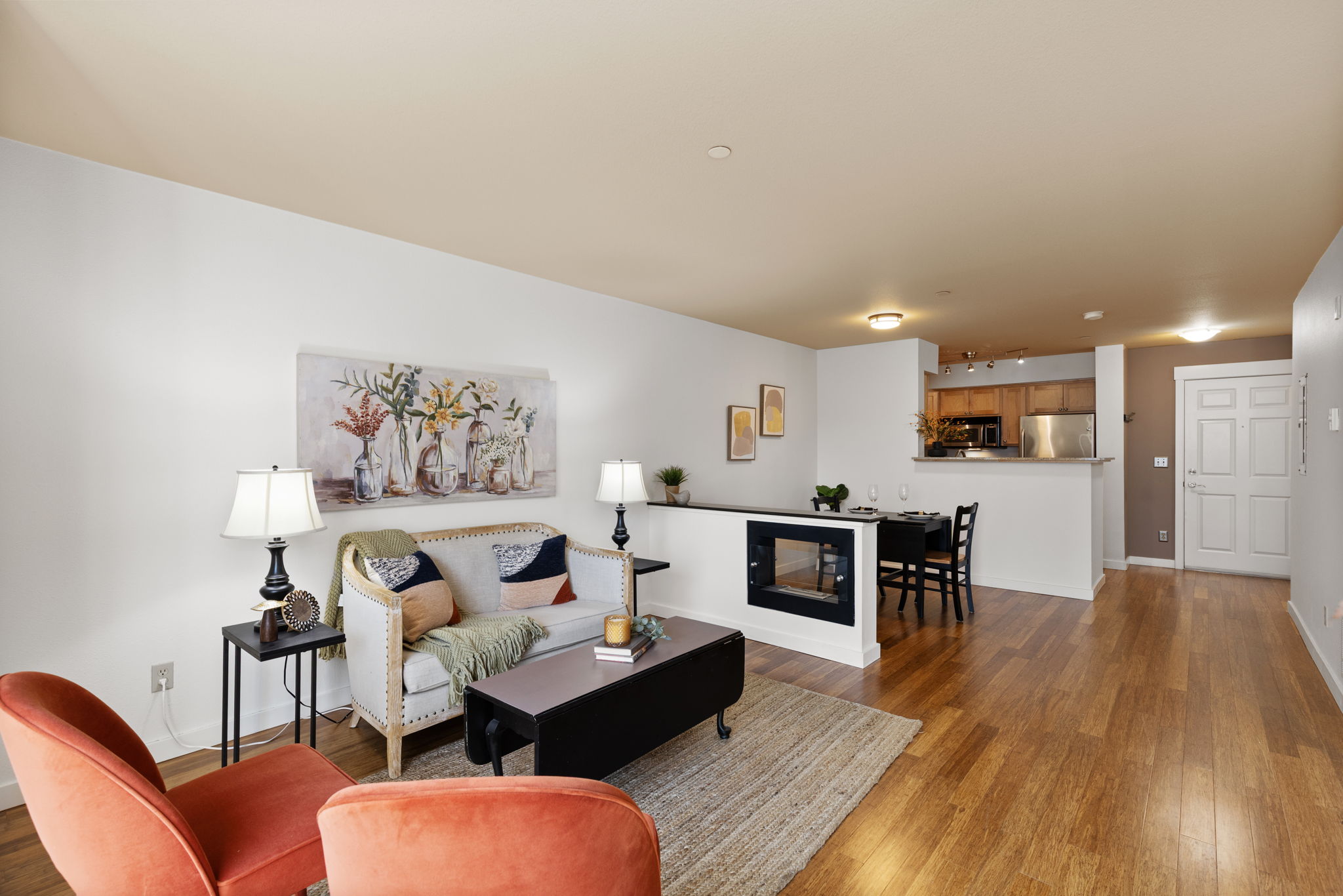 Open concept living room