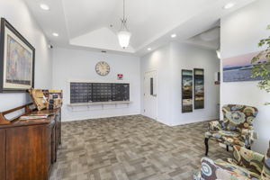 Charming communal lobby space