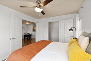 Well-designed huge closet for the primary bedroom