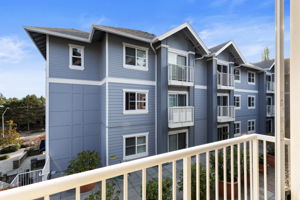 Juliette balcony overlooking the courtyard