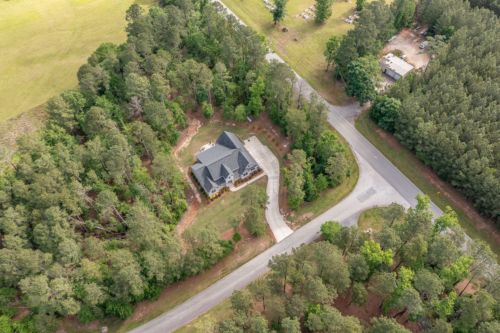 Aerial View Of Home