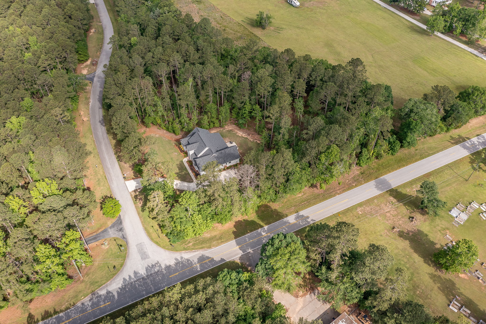 Aerial View Of Home