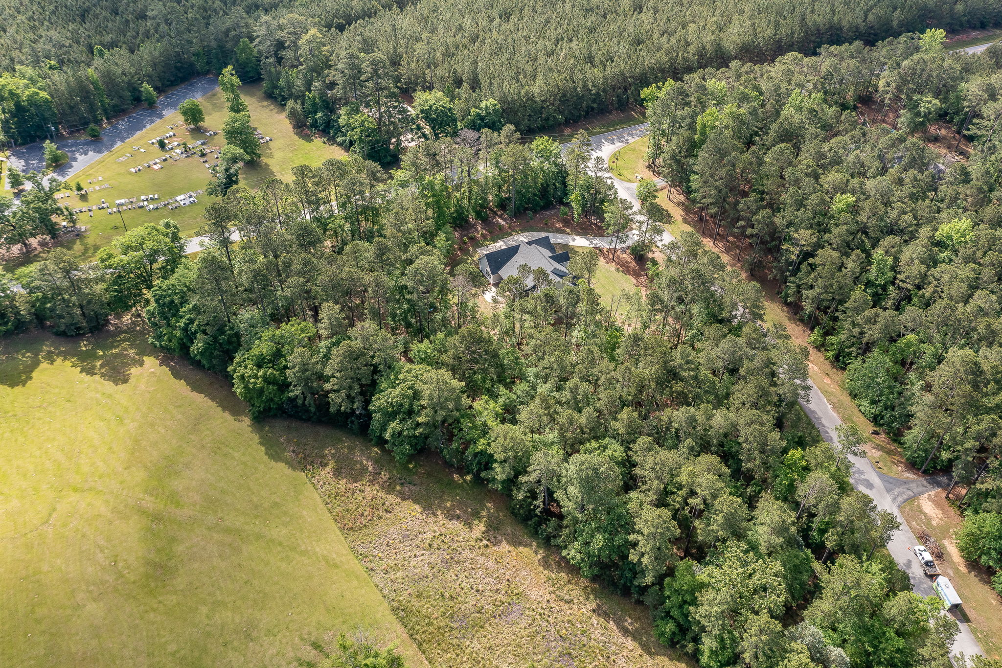 Aerial View Of Home