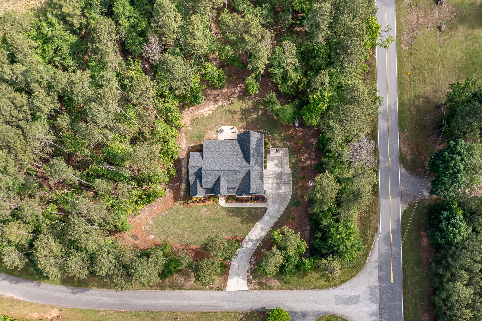 Aerial View Of Home