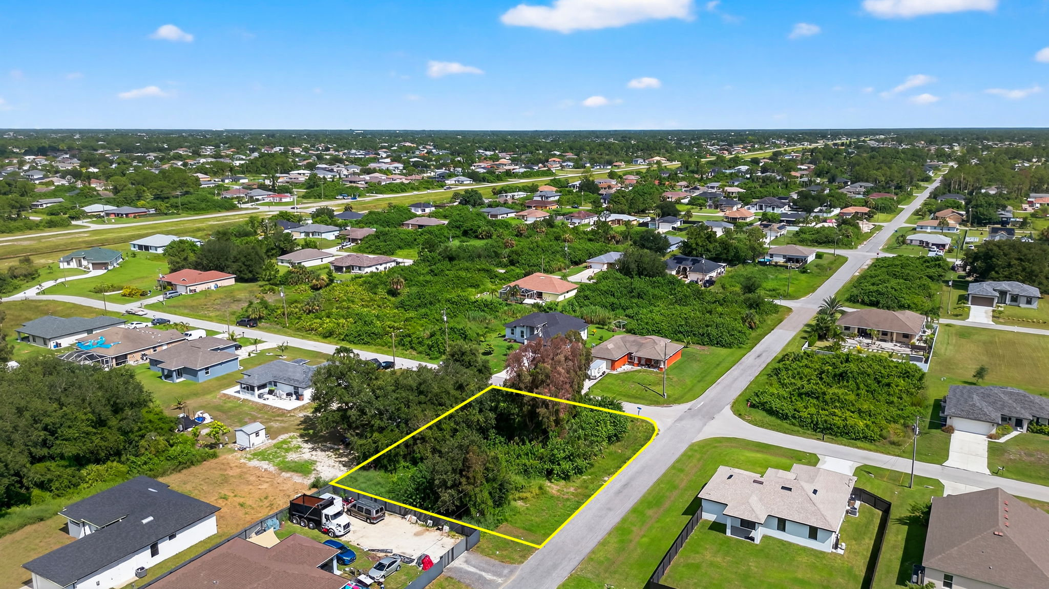 Aerial Front Exterior 2 - lot line