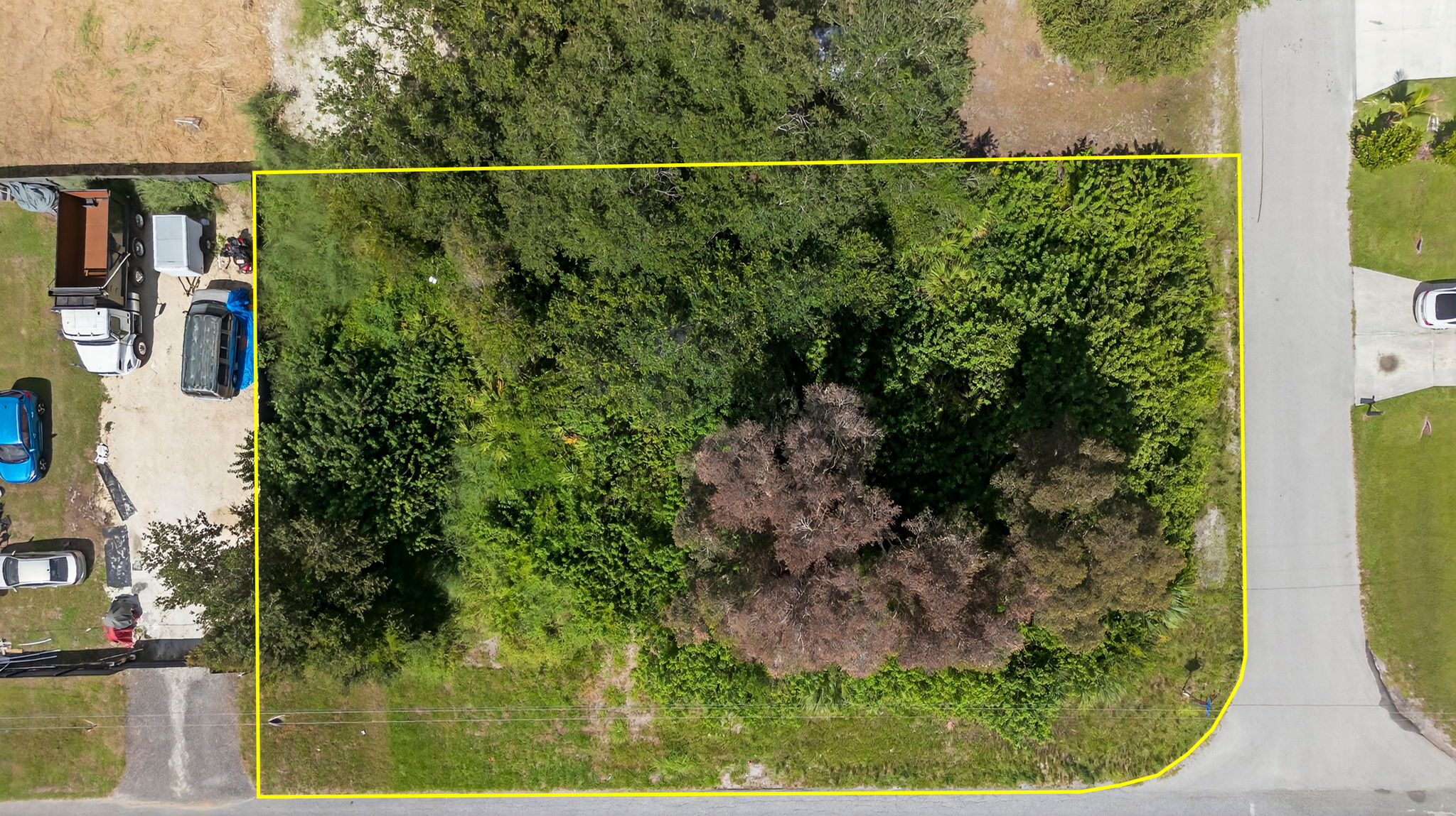 Aerial Overview - lot line