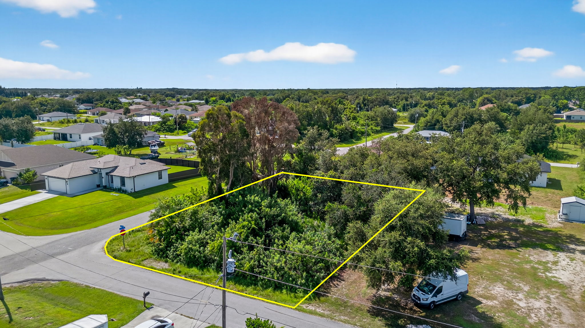 Aerial Rear Exterior 2 - lot line