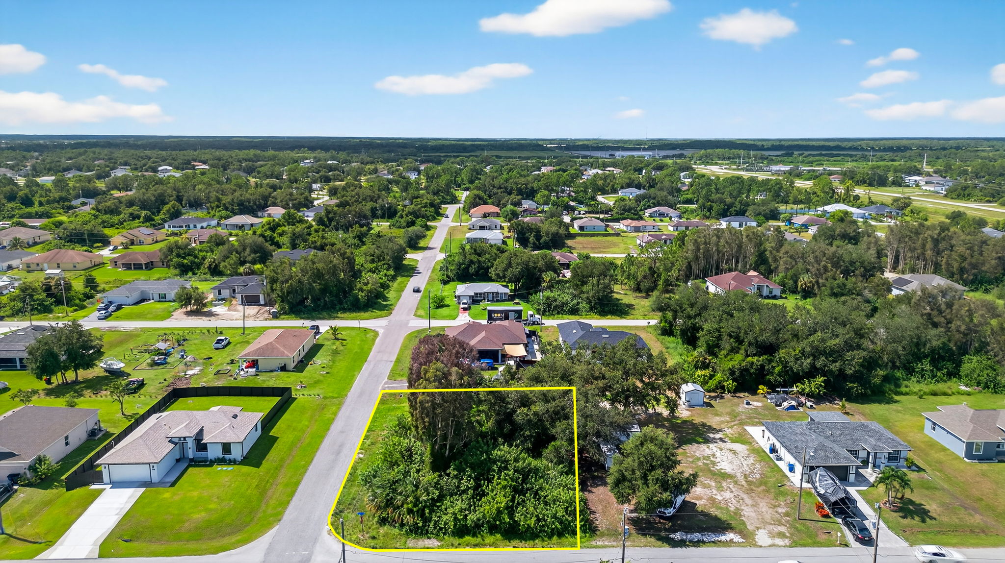 Aerial Side Exterior 2 - lot line