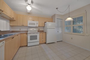 Spacious Eat-In Kitchen with Plantation Shutters, Pantry