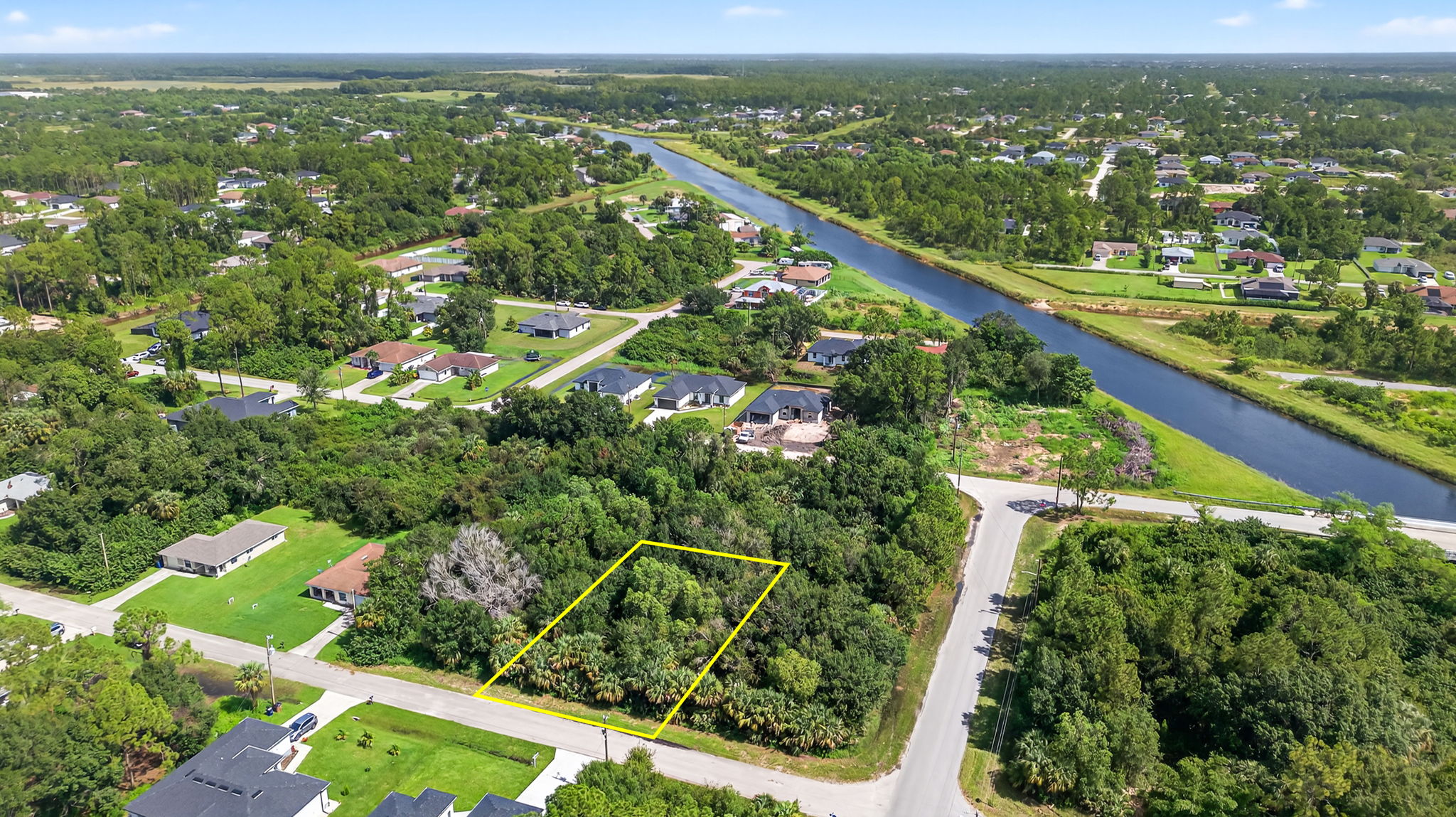 Aerial Front Exterior 2 - lot line