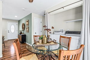 Laundry conveniently located - washer and dryer included