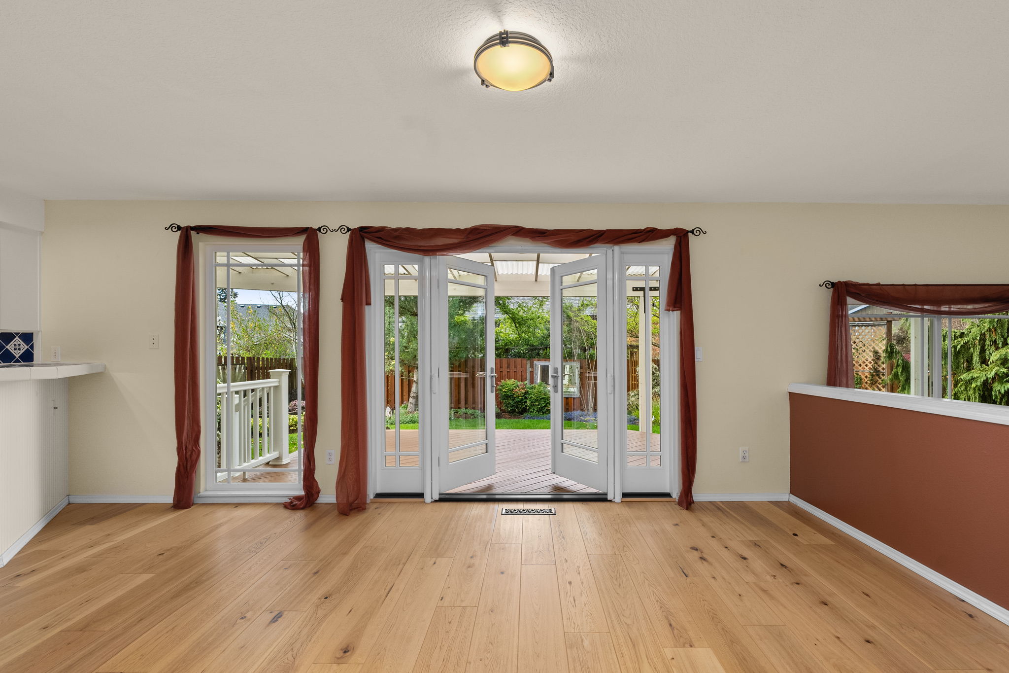 Kitchen - French Doors to Deck
