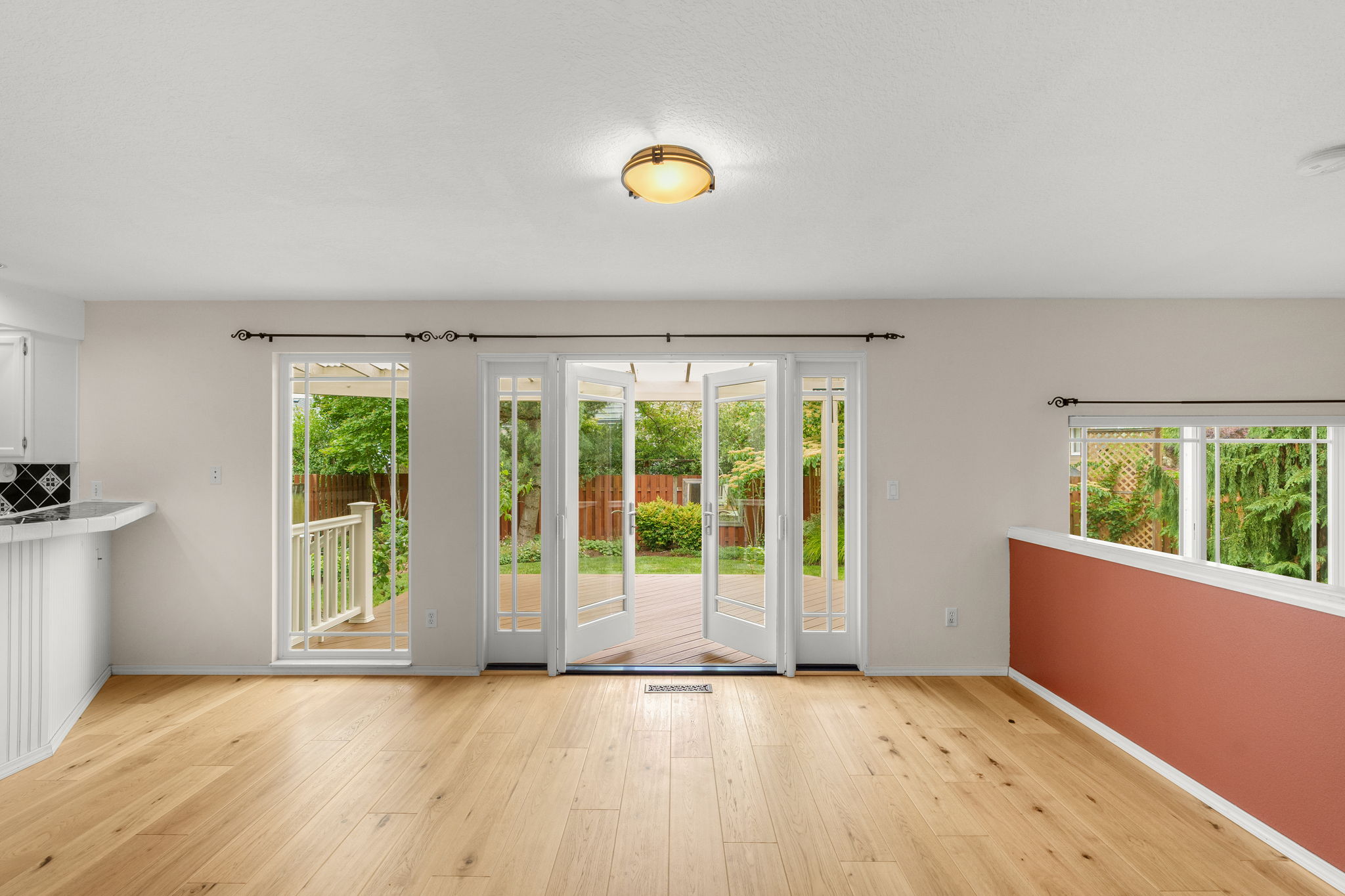 Kitchen - French Doors to Deck