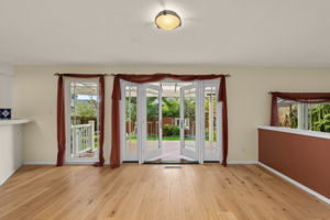 Kitchen - French Doors to Deck