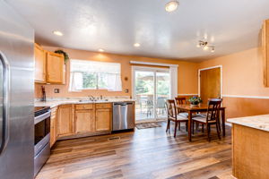 View as you enter the kitchen