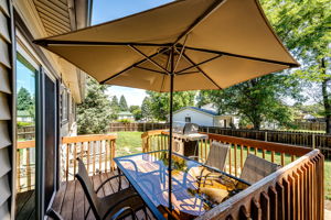 Backyard deck