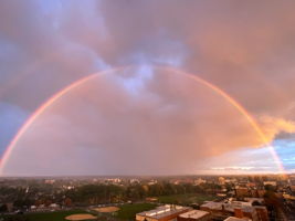 Rainbow from Balcony