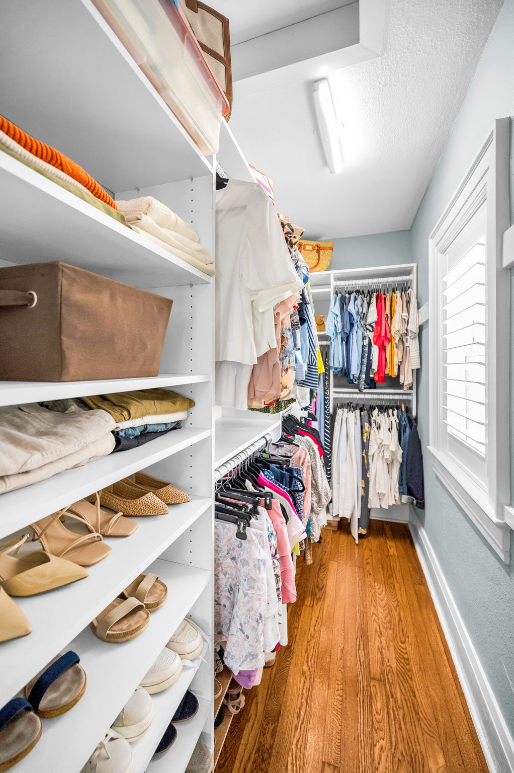 Upper Level Primary Bedroom Walk-in Closet
