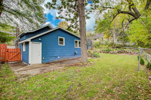 Patio and fire pit area