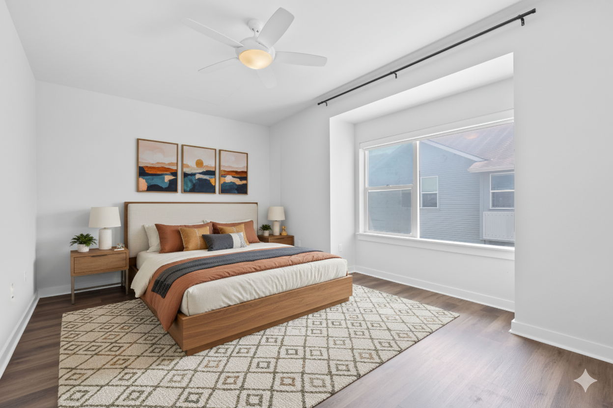 Bedroom 1 / Virtually Staged