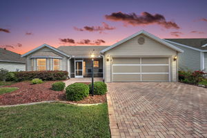 Twilight Front Elevation