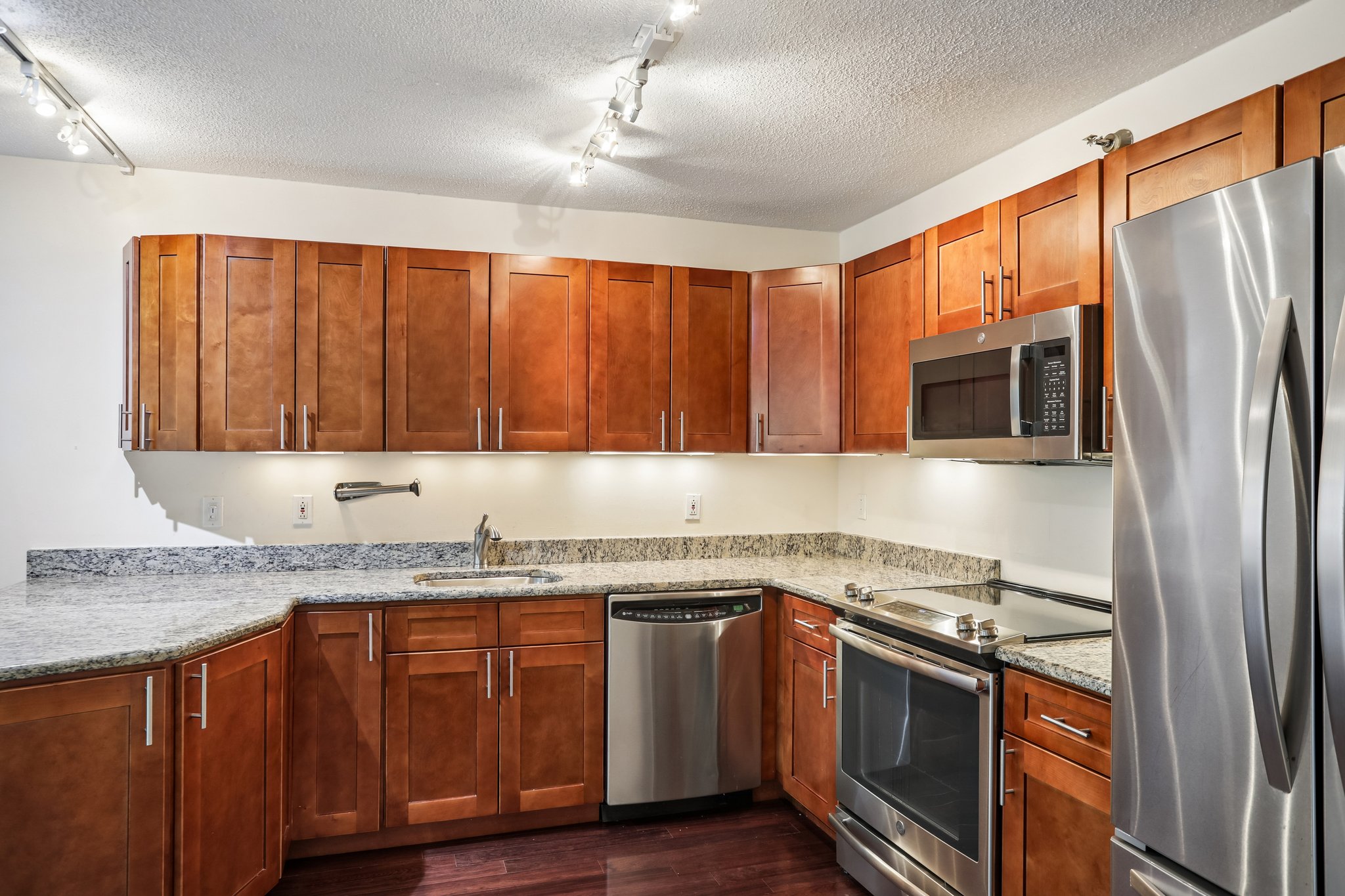 Granite Counters & Stainless Steel