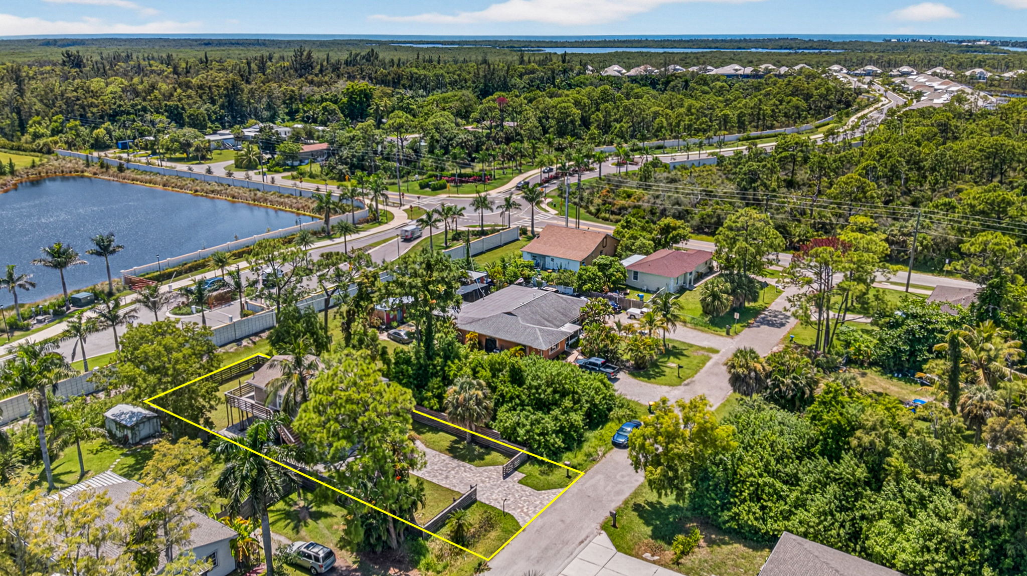 Aerial View 3 -Lot Lines