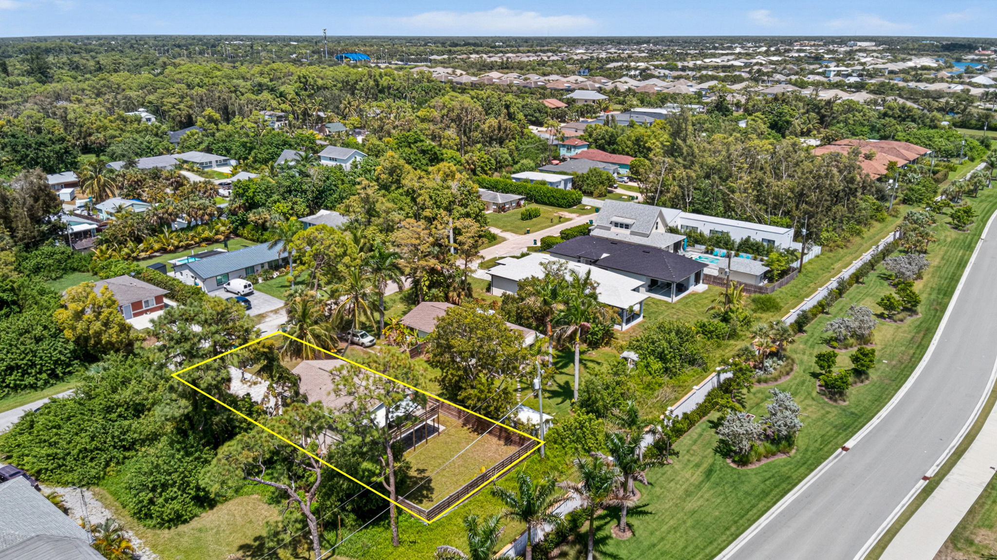 Aerial View 1 -Lot Lines