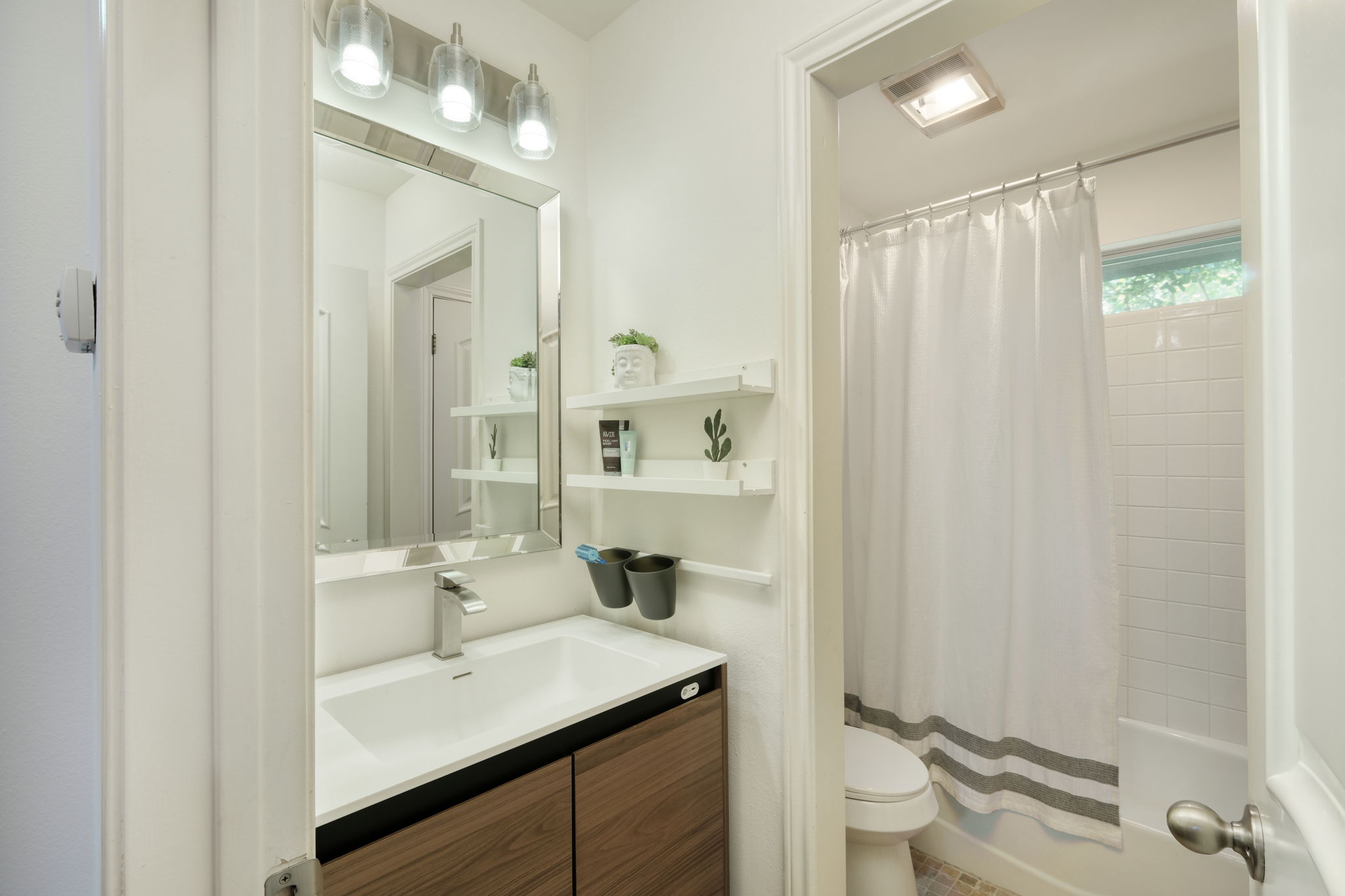 Pass Through Bathroom