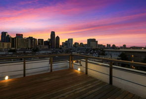 Twilight View from Roof Top