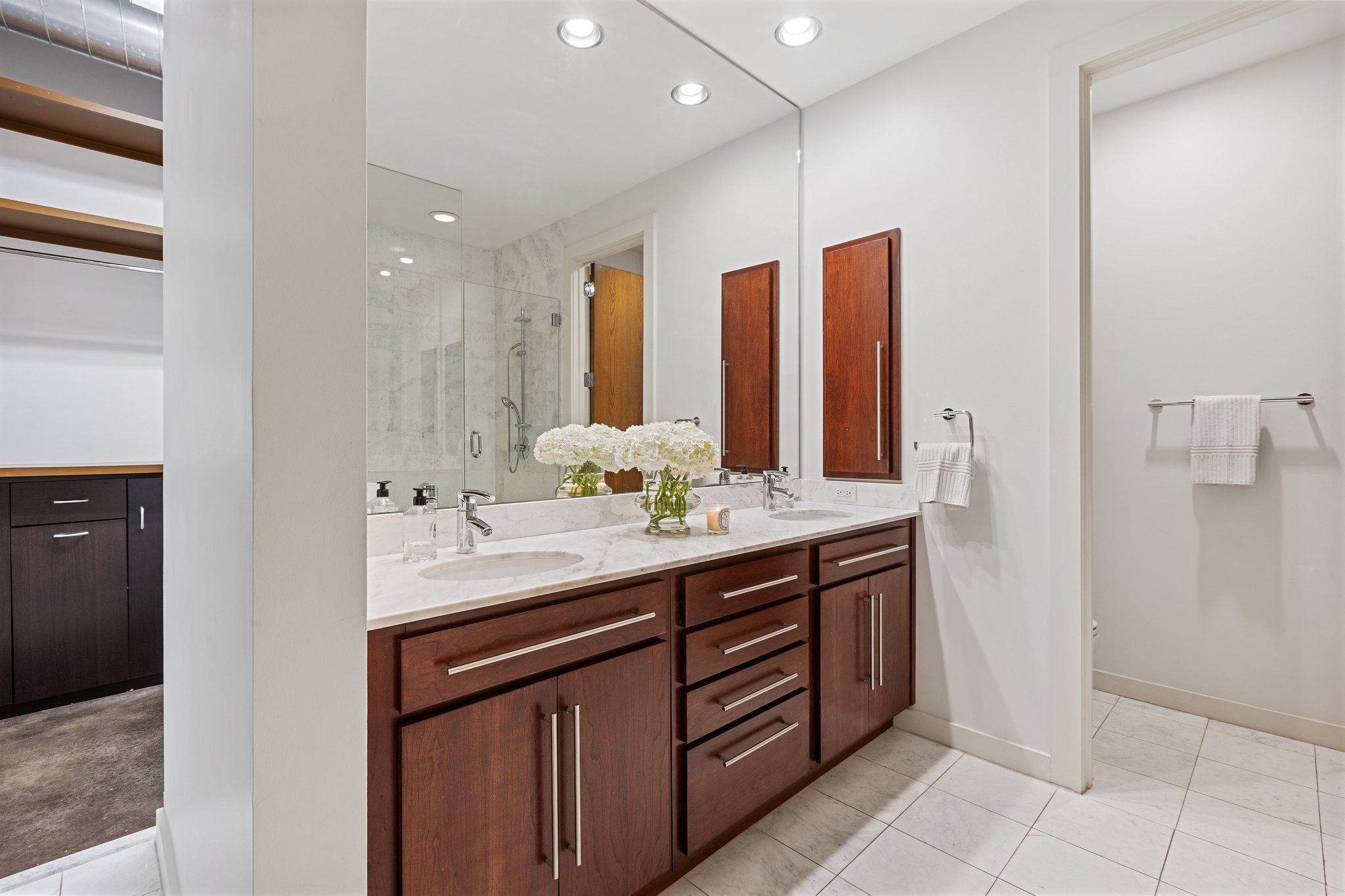 Primary Bath with Walk In Closet