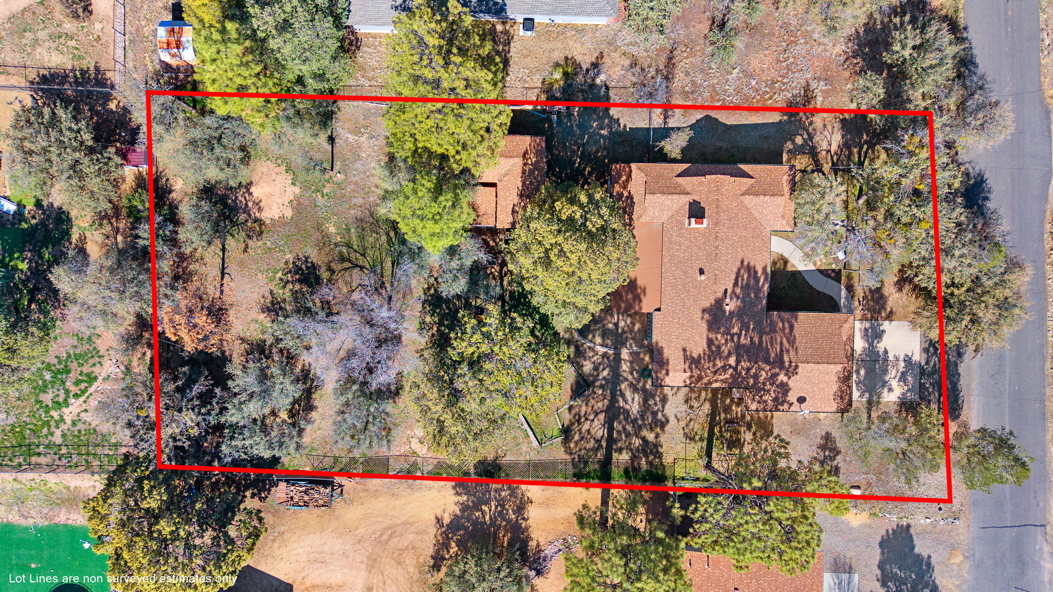 Birds Eye Lot Lines