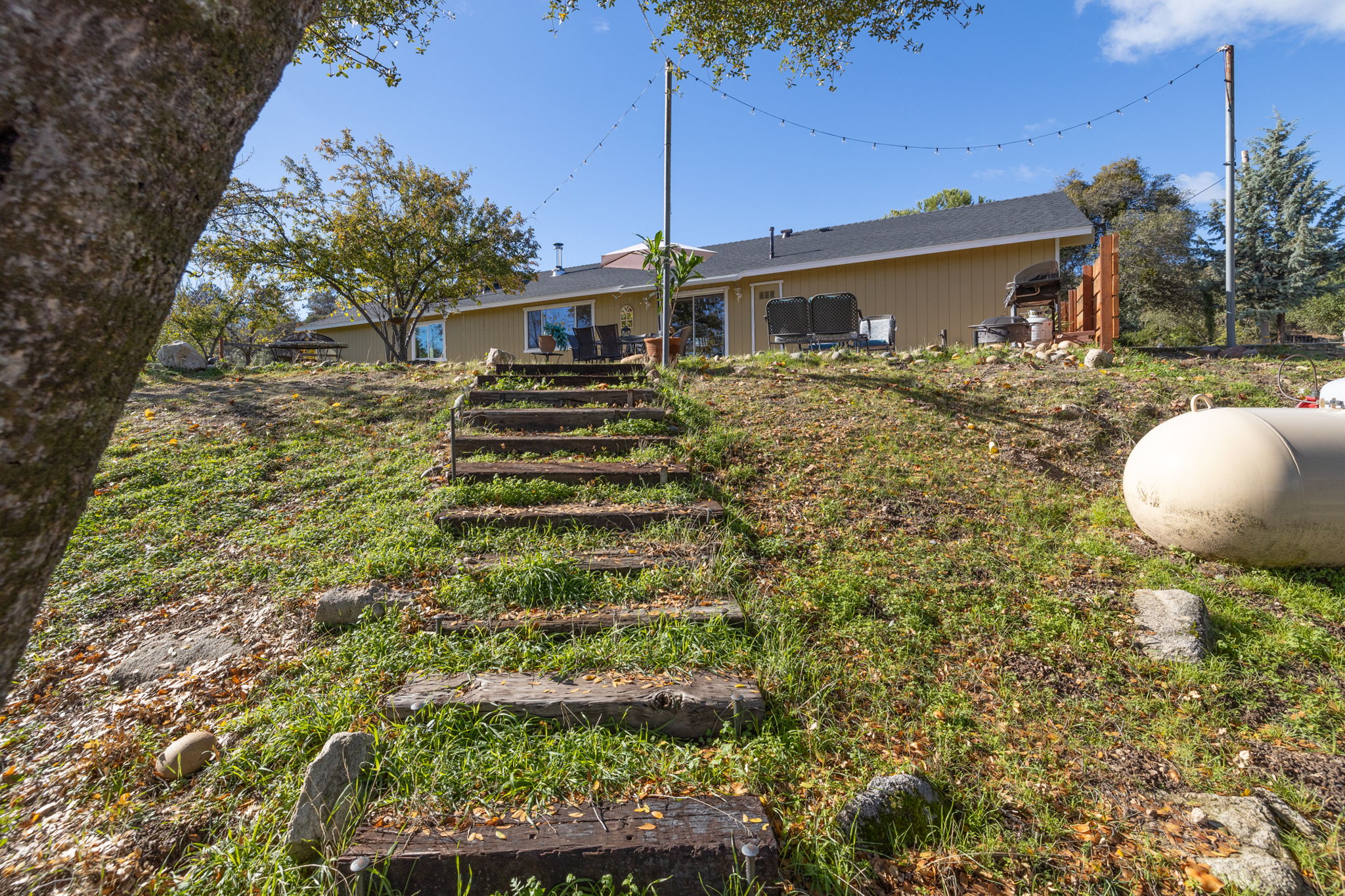Stairs leading to lower property