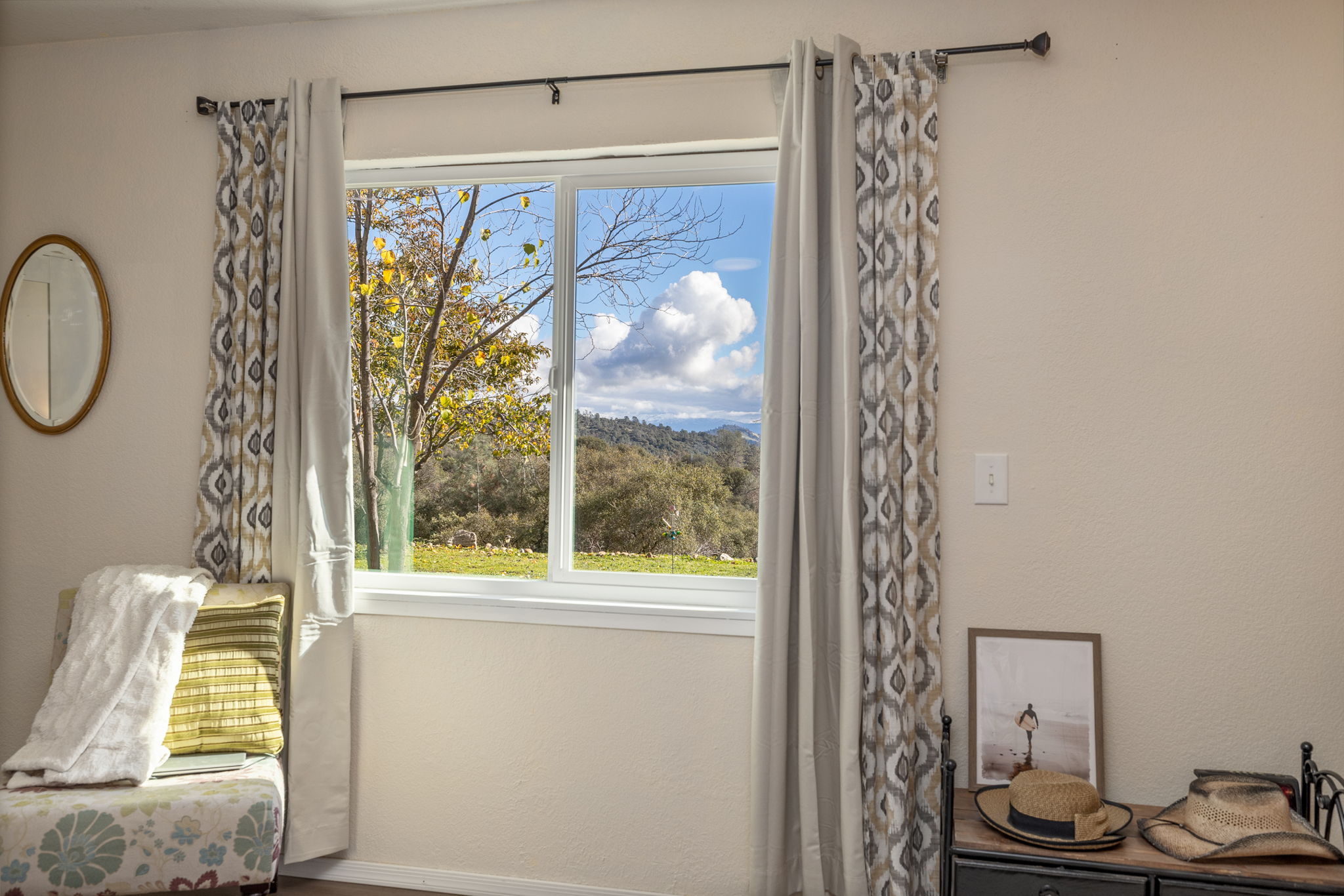 View from primary bedroom