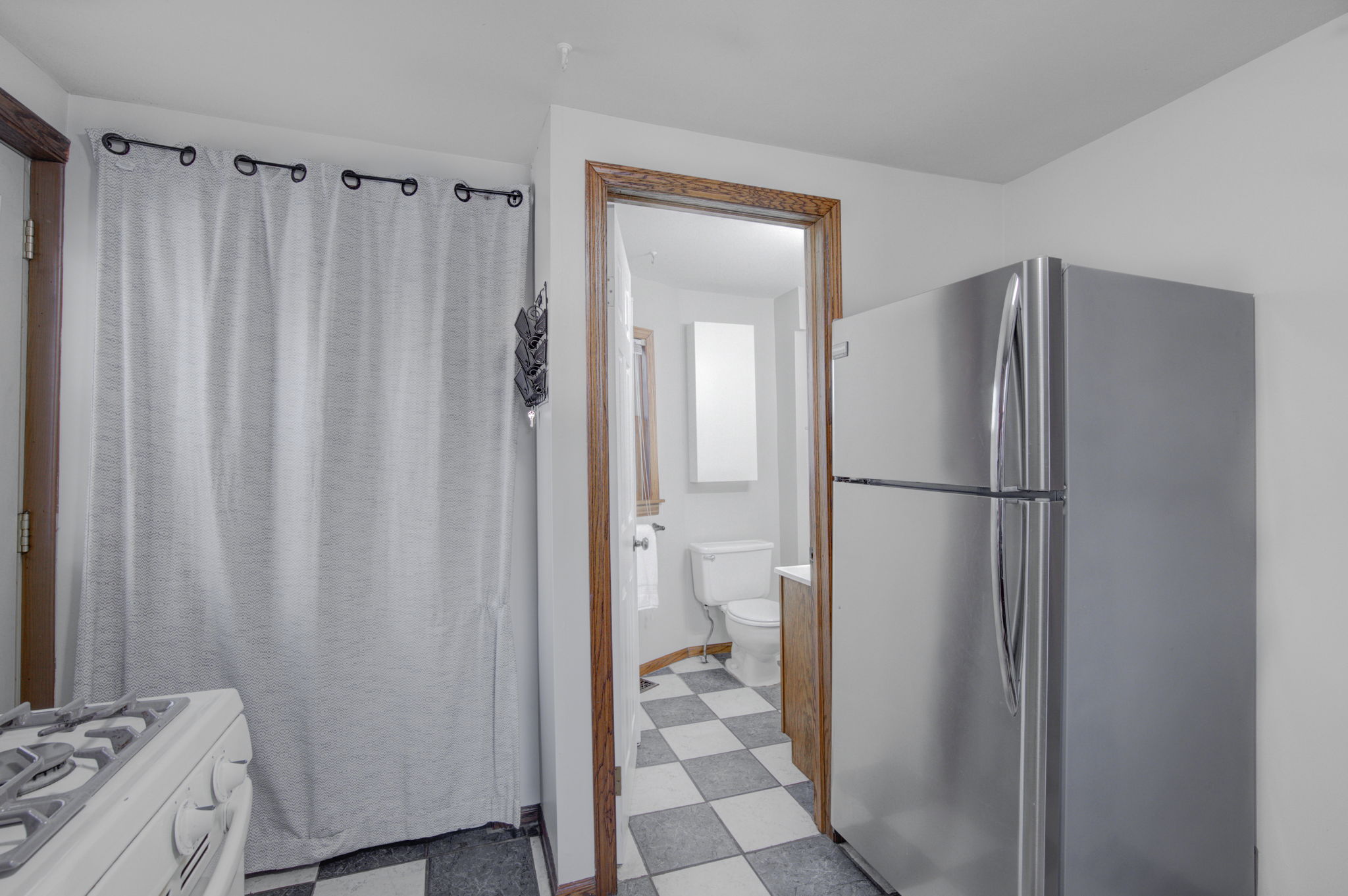 Bathroom From Kitchen